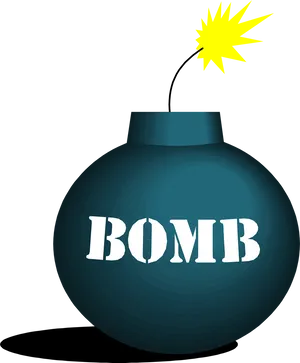 Cartoon Bomb Illustration PNG image