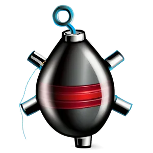 Cartoon Bomb With Fuse PNG Wxx