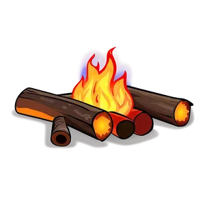 Cartoon Bonfire PNG 06212024 PNG