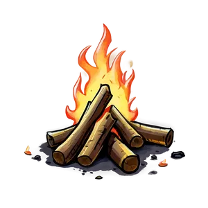 Cartoon Bonfire PNG Wsd PNG
