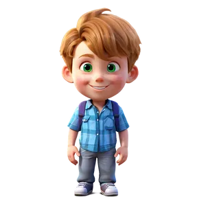 Cartoon Boy Hair Png Sjf PNG image