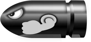 Cartoon_ Bullet_ Character PNG image