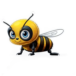 Cartoon Bumblebee Character PNG Yfo