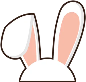 Cartoon Bunny Ears Vector PNG image