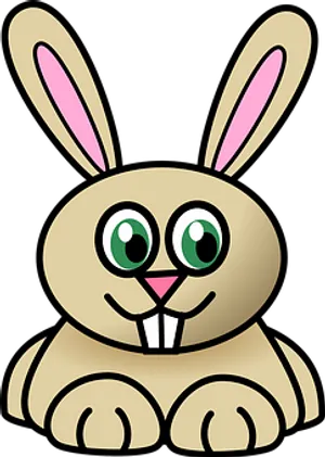 Cartoon Bunny Graphic PNG image