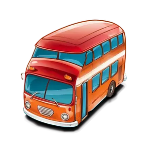 Cartoon Bus On Adventure Trip PNG 26 PNG