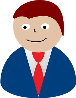 Cartoon Businessman Portrait