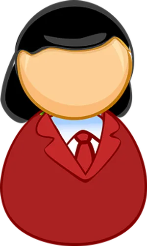 Cartoon Businesswoman Icon