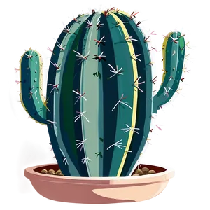Cartoon Cactus Png 05032024 PNG image