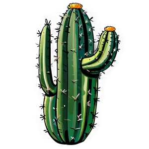 Cartoon Cactus Png 05032024 PNG image