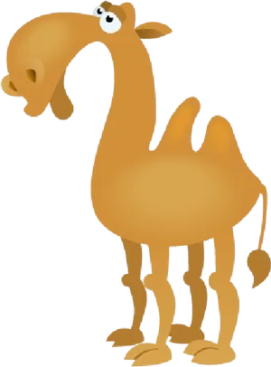 Cartoon Camel Illustration.png PNG image