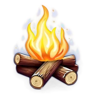 Cartoon Campfire Png 06212024 PNG image