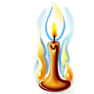 Cartoon Candle Fire PNG 06212024