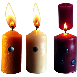 Cartoon Candle Fire PNG 83