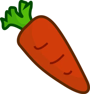 Cartoon Carrot Graphic PNG image