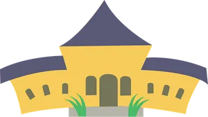 Cartoon Castle Illustration