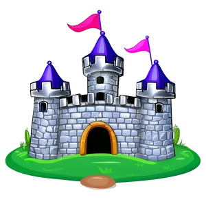 Cartoon Castle PNG Udb
