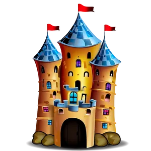 Cartoon Castles PNG 49
