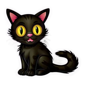 Cartoon Cat Clipart Png 97 PNG image