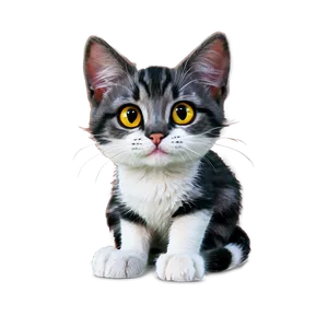 Cartoon Cat PNG 05232024