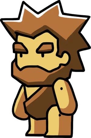 Cartoon Caveman Character PNG image