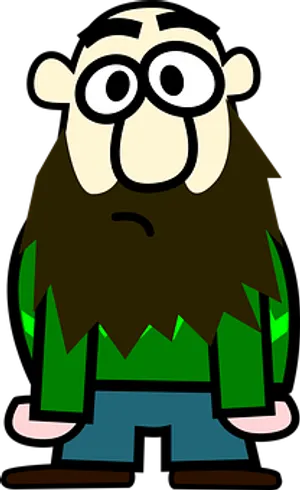 Cartoon Caveman Character