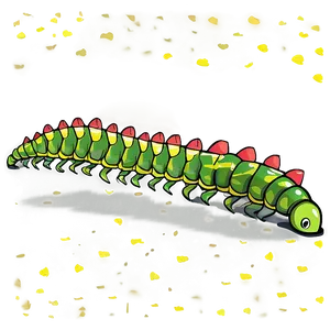 Cartoon Centipede Graphic Png 50 PNG image