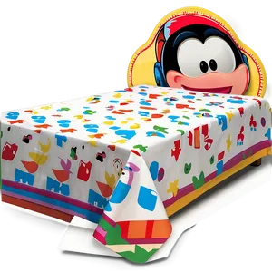 Cartoon Character Bed Sheet Png 06242024 PNG image