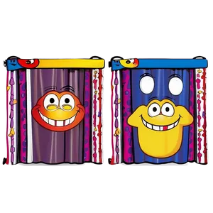 Cartoon Character Curtain Png 13 PNG image