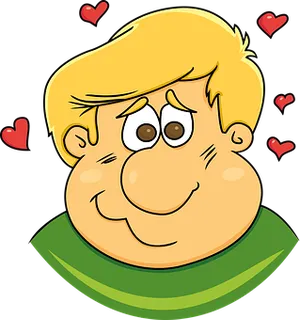 Cartoon Character In Love