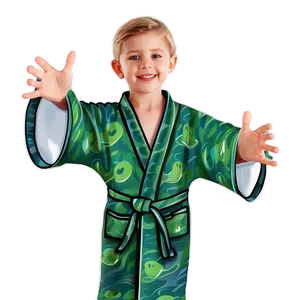 Cartoon Character Kids' Robe PNG Uyb95 PNG