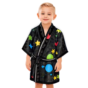 Cartoon Character Kids' Robe PNG Vti40 PNG