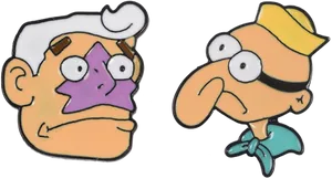 Cartoon Character Pins