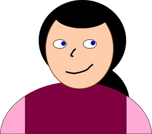 Cartoon Character Smiling Face.png