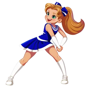 Cartoon Cheerleader Png 05252024 PNG image