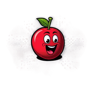 Cartoon Cherry Bomb Design Png 06282024 PNG image