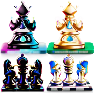 Cartoon Chess Pieces Characters PNG 58 PNG