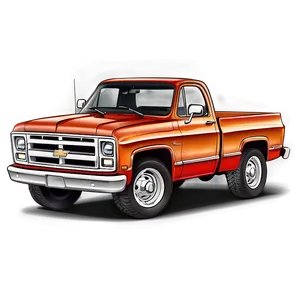 Cartoon Chevy Truck Png Jwx7 PNG image