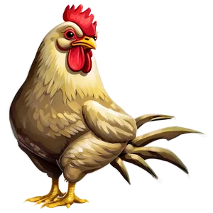 Cartoon Chicken PNG Uwn