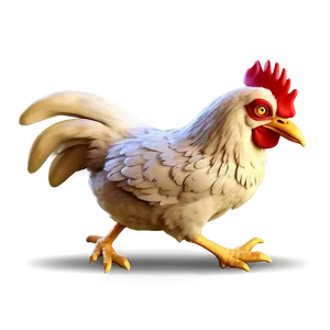 Cartoon Chicken Running Png 06272024 PNG image