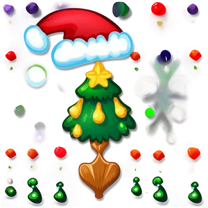 Cartoon Christmas Hat Png 36 PNG image