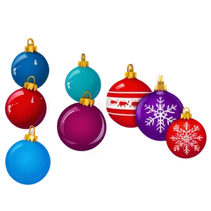 Cartoon Christmas Ornaments PNG 62 PNG