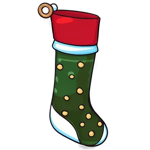 Cartoon Christmas Stocking PNG Vbg71 PNG
