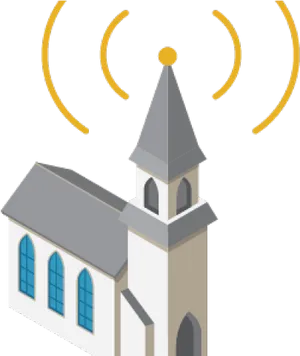 Cartoon Church Icon