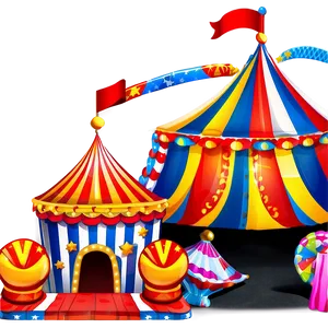 Cartoon Circus Tent Image Png Ygh69 PNG image