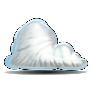 Cartoon Cloud Blowing Wind PNG 34 PNG