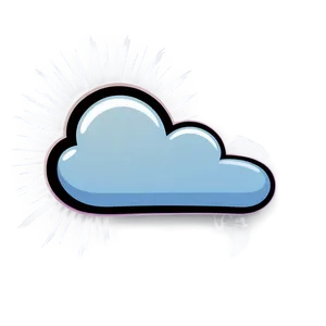 Cartoon Cloud Clipart Png 05252024 PNG image