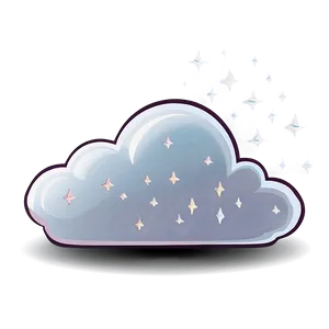 Cartoon Cloud In Different Shapes PNG Xks