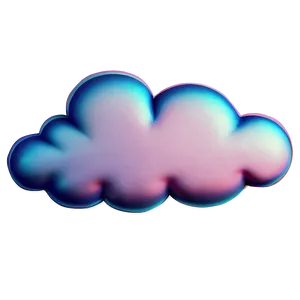 Cartoon Cloud In Pastel Colors Png Xew8 PNG image