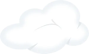 Cartoon Cloud Vector Illustration PNG image